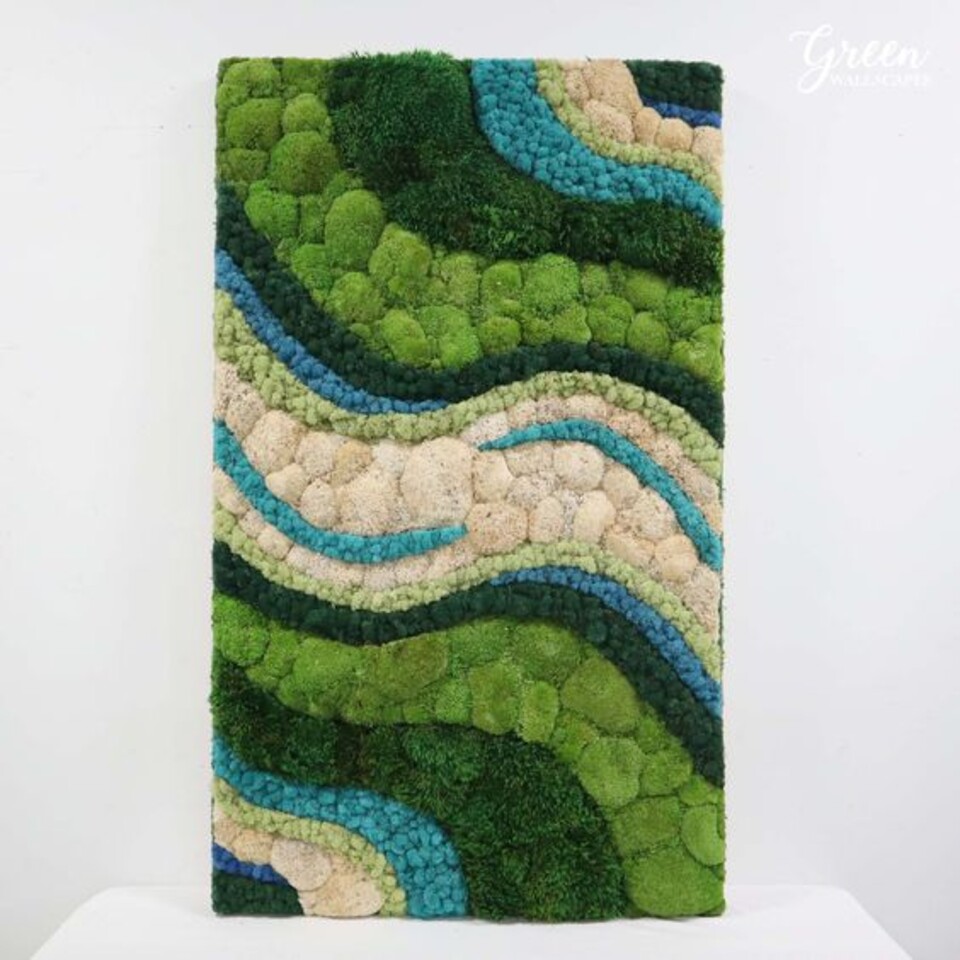 Parete Moss Stabilizzata Wall Moss  - Sconti per Fioristi e Aziende - a metro quadrato