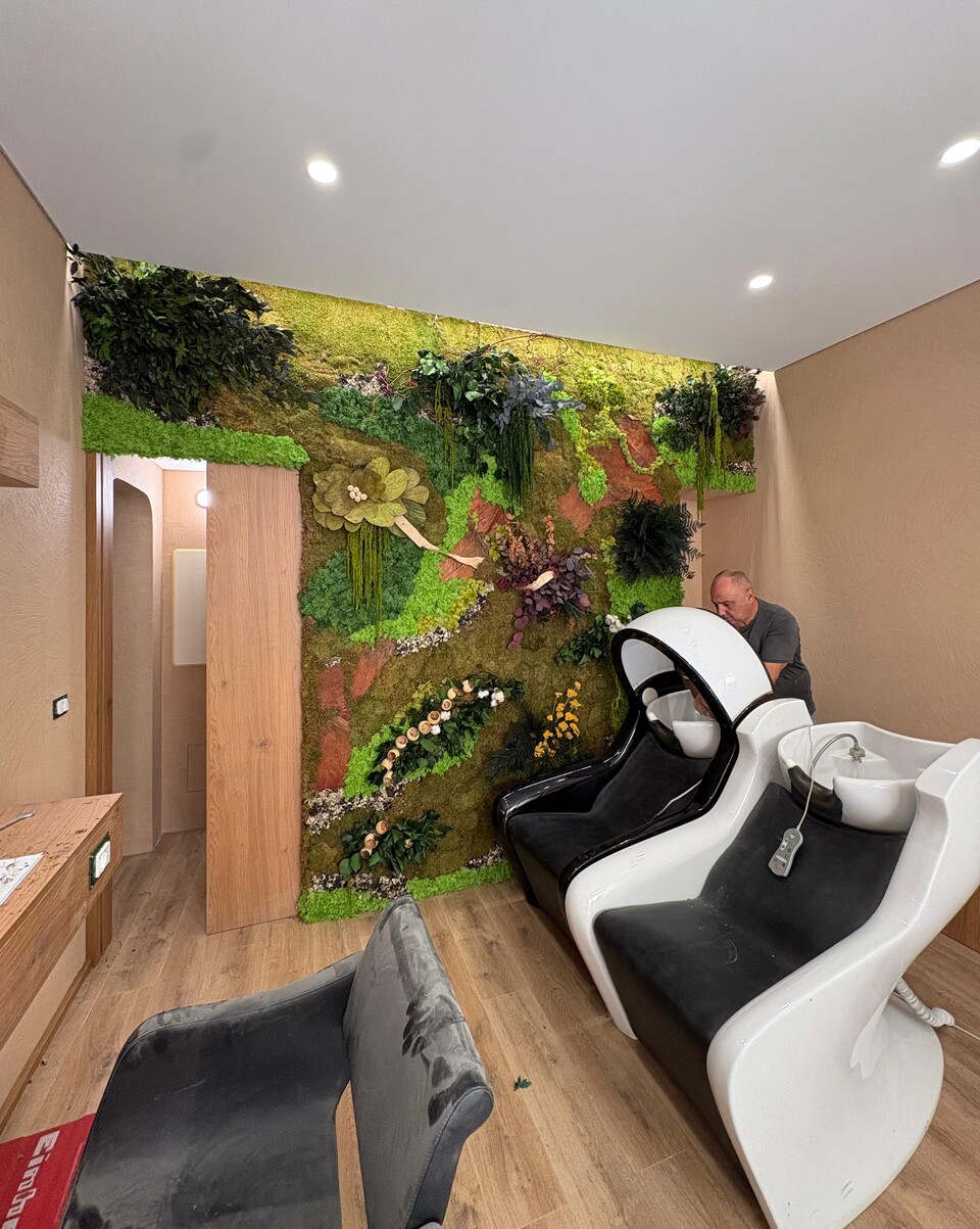 Giardini Vegetali Preservati - Adatti soltanto per interni . - Stile Barber Shop