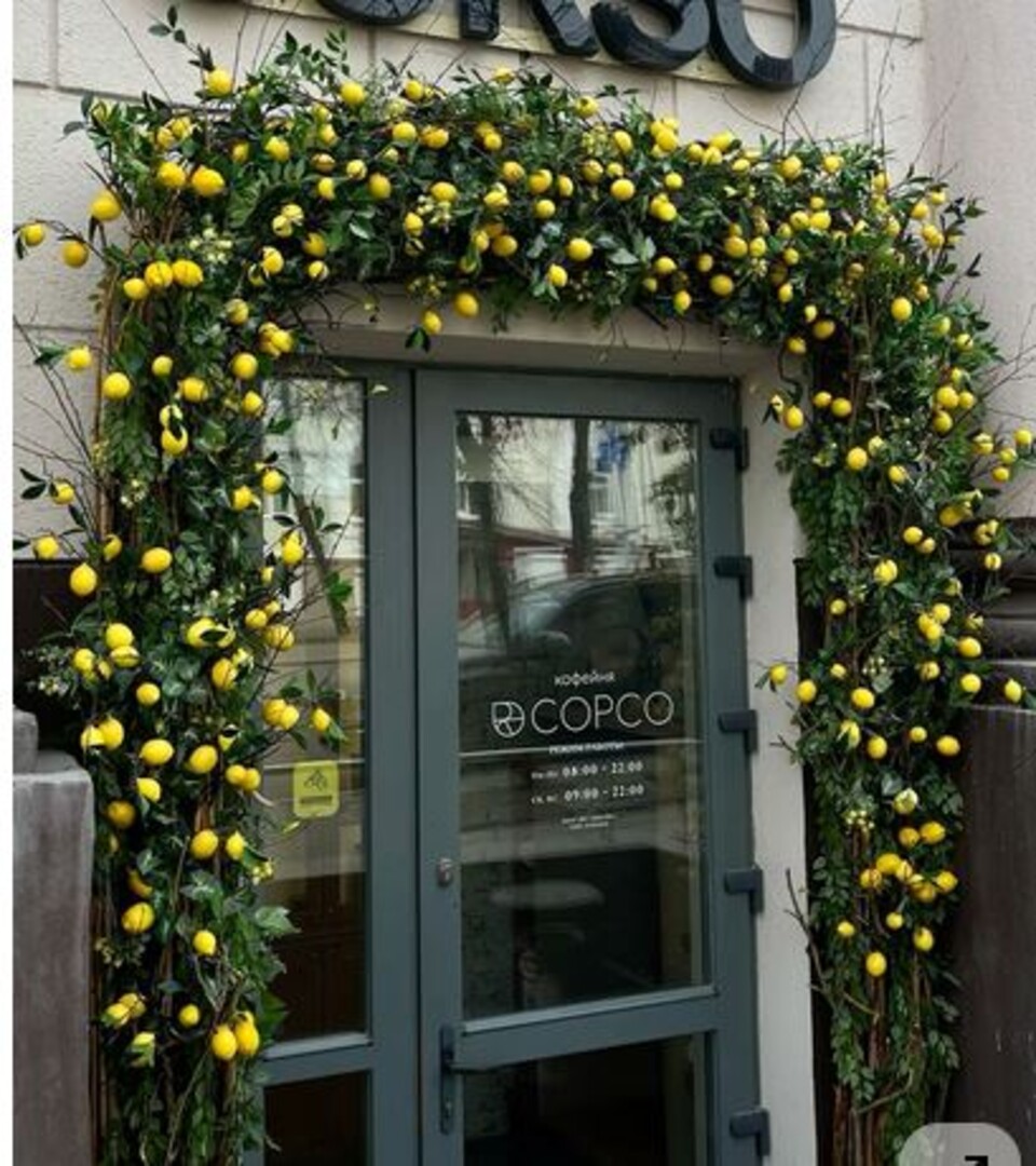 Limone artificiale in plastica - Sconti per Fioristi e Aziende e Wedding . -cm. 6 x 8