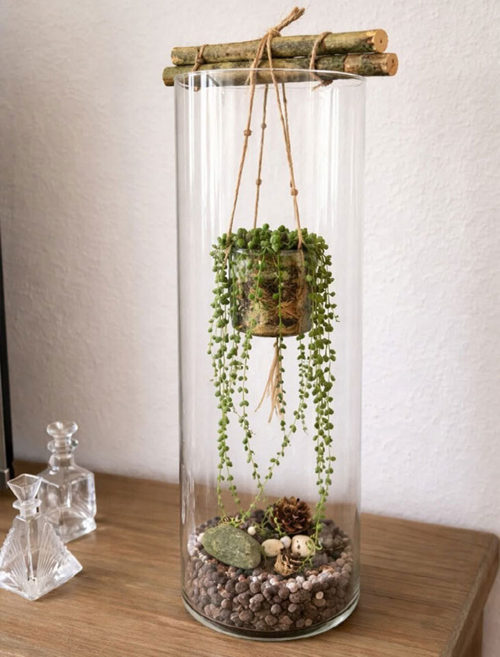 Cilindro Vetro H 60  dm.15 - Sconti per Fioristi e Aziende