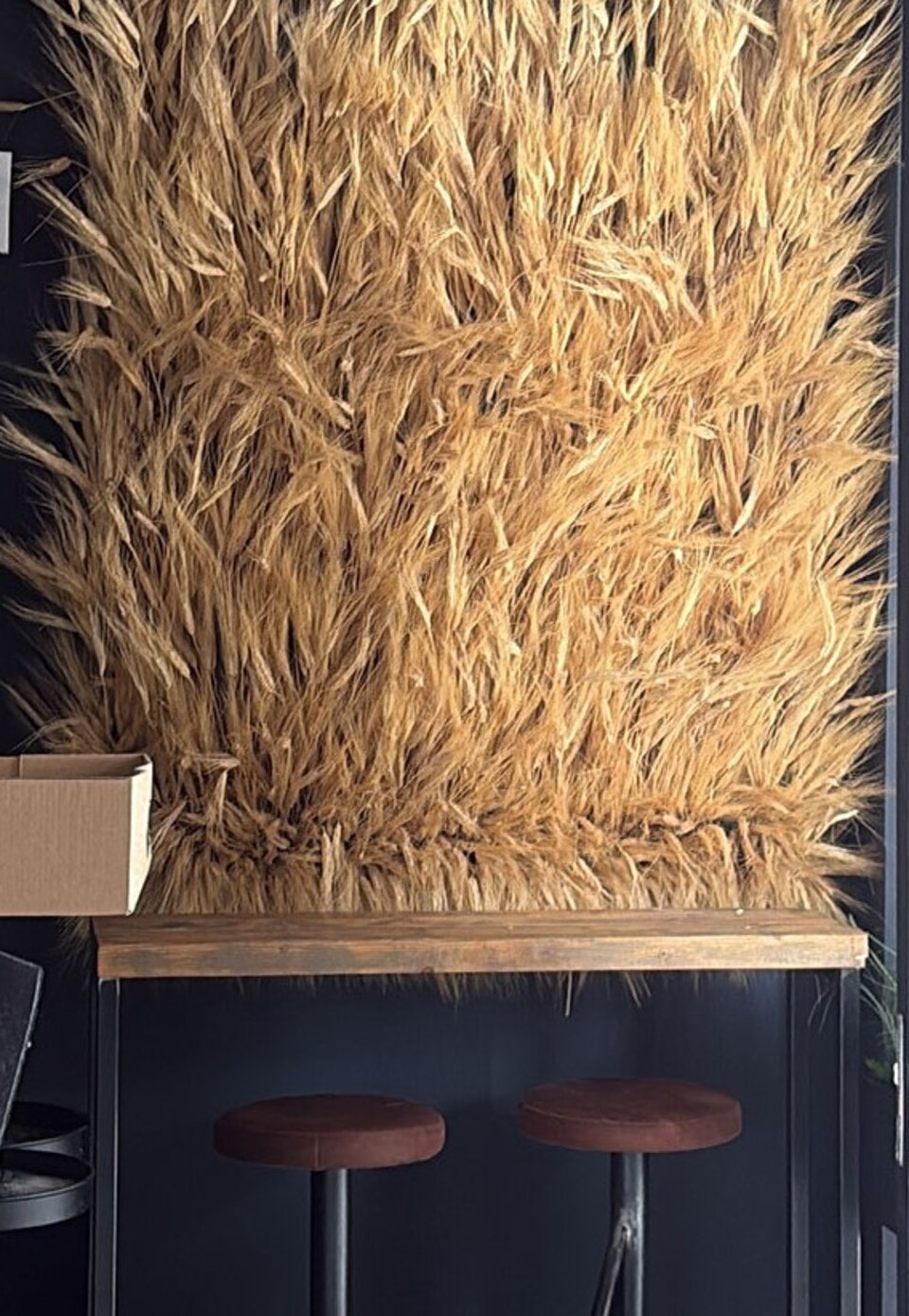 Parete Spighe di grano preservate per Ristoranti, Hotels e Resort . - prezzo a metro quadrato