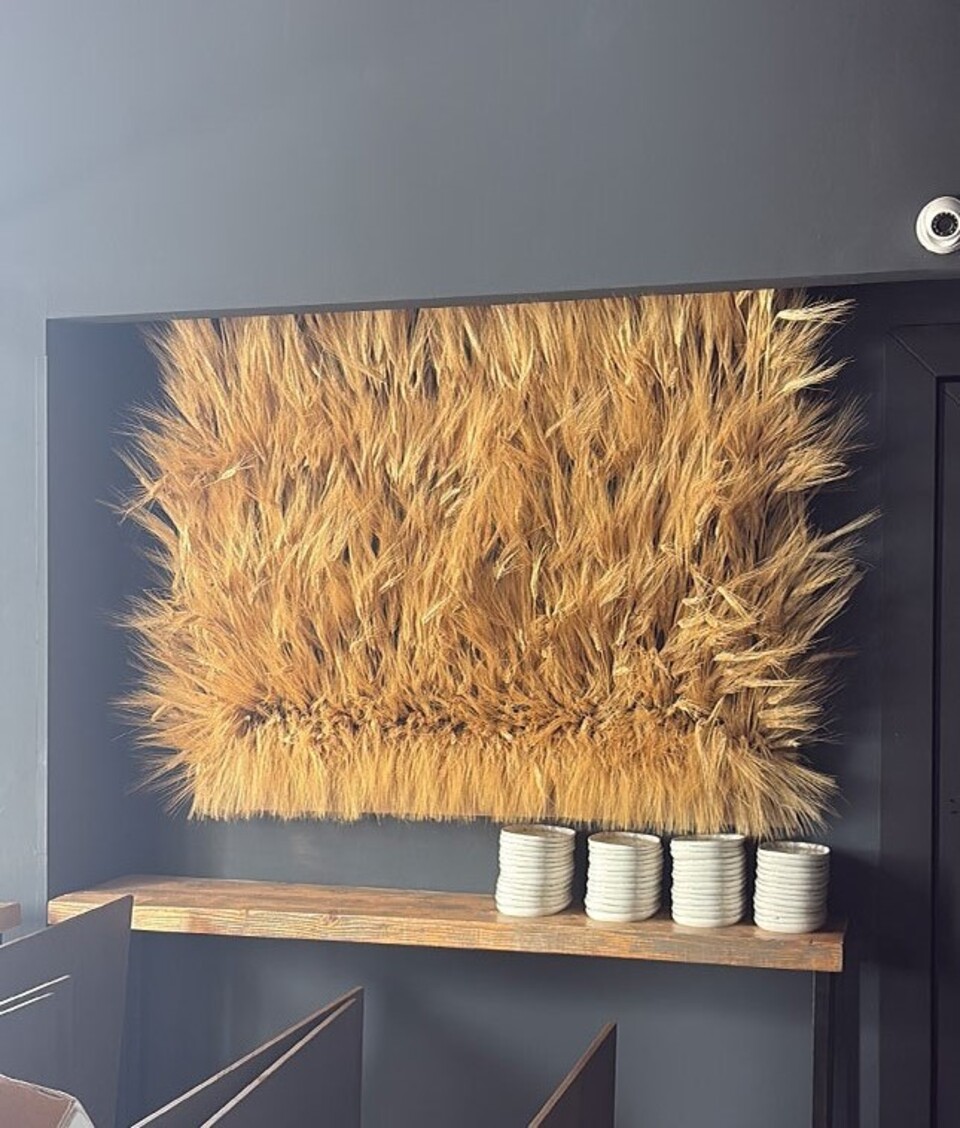 Parete Spighe di grano preservate per Ristoranti, Hotels e Resort . - prezzo a metro quadrato