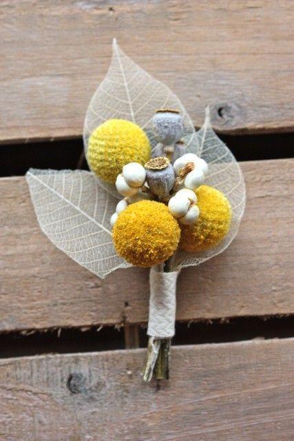 Craspedia Globosa Colorata- Bill Botton Stabilizzato - Sconti per Fioristi e Aziende
