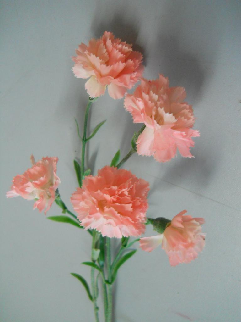 Garofanino Artificiale x 5  in poliester - Sconti per Fioristi e Aziende .