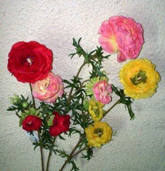 Camelia Japonica x 3 in poliester - Sconti per Fioristi e Aziende