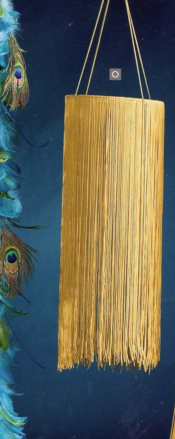 Lampada pendente fili cotone - Sconti per Fioristi e Aziende - Verde