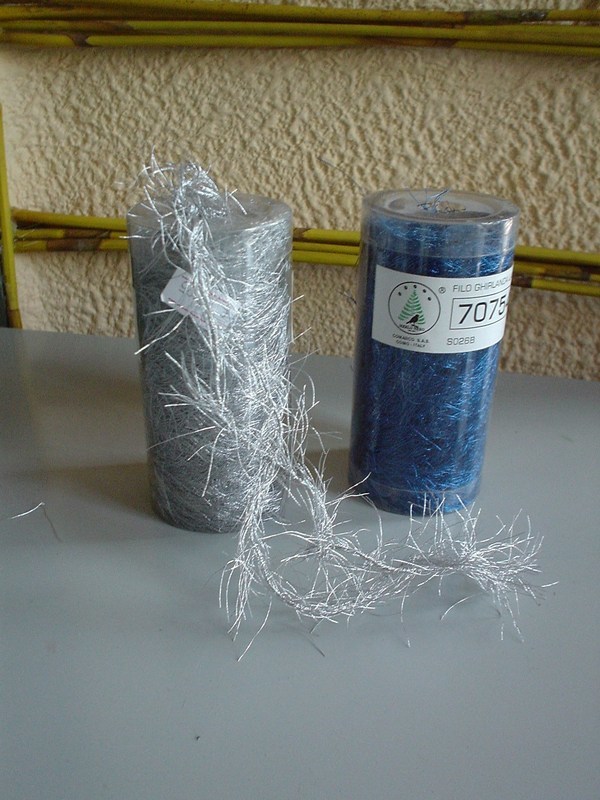 Filo Lamé Blu e Argento - Sconti per Fioristi e Aziende - mt. 15