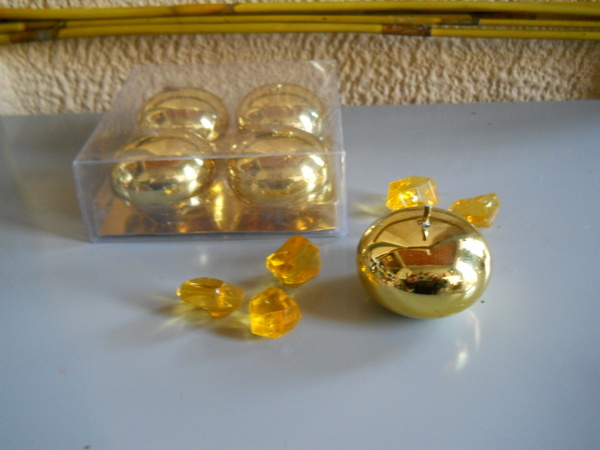 Candele galleggianti dm. 5 - Sconti per Fioristi e Aziende - x 4 lucide