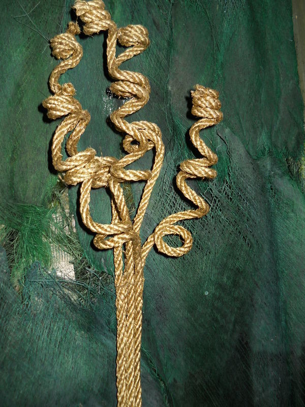 Corda Oro cm. 90 Top Spirale Animata - Conf. x 4 - Sconti per Fioristi e Aziende