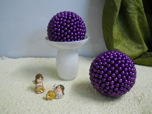 Sfera ricoperte di perle  in 2 colori - Sconti per Fioristi e Aziende