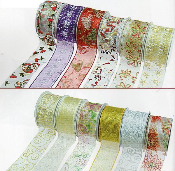 Nastri Natalizi H 60 x 25 Yds - Sconti per Fioristi e Aziende -  Stampati & Animati