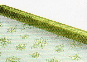 Rotolo Organza Stampa Natalizia H 100 x 10 Yds. - Sconti per Fioristi e Aziende