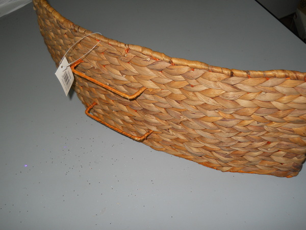 Vassoio in banano intrecciato - Sconti per Fioristi e Aziende -  cm. 56 x 25