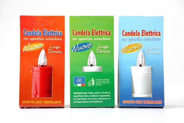 Candele a batteria con supporto adesivo durata 70 giorni - Sconti per Fioristi e Aziende