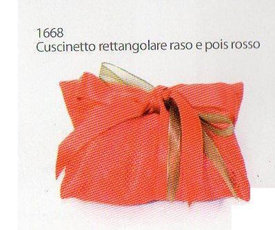 Sacchetti Raso Pois Rosso