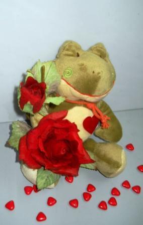 Peluches La foresta c/rosa Articolo per S. Valentino - Sconti per Fioristi e Aziende .
