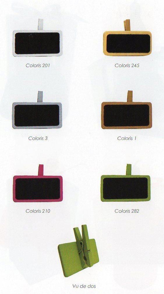 Pinzetta Ardesia cm. 3x4,1  con clip - Sconti per Fioristi e Aziende
