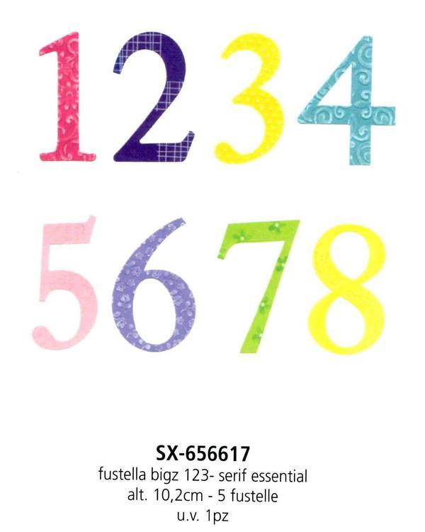 Fustelle Numeri H 10 Bigz