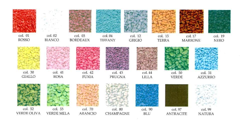 Granulato di quarzo Kg. 1 colorato in busta  - Sconti per Fioristi e Aziende
