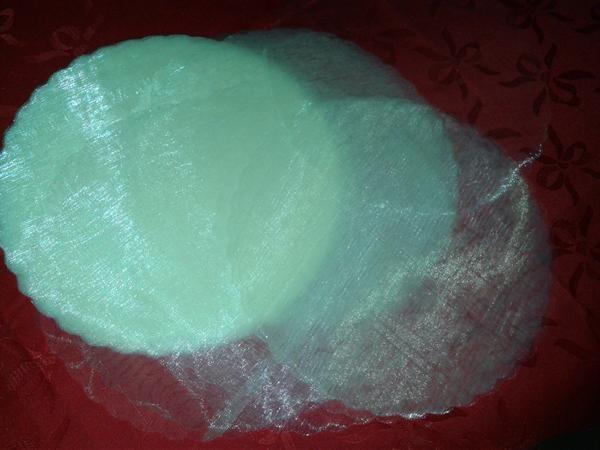 Tondino Velo di Fata Color Tiffany cm. 24 Conf. 50 veli - Sconti per Fioristi e Aziende
