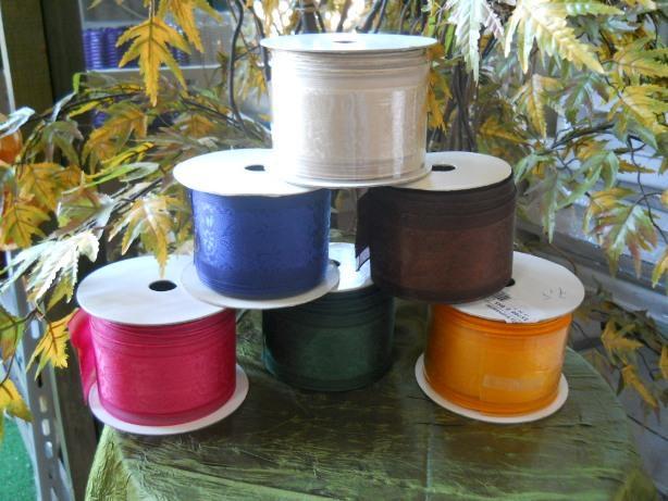 Nastro Organza Intarsio H 55 - Sconti per Fioristi e Aziende - Rotolo da 10 metri