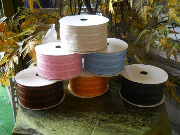Nastro Organza Rigato - Sconti per Fioristi e Aziende - mm. 45  x 10 mt.