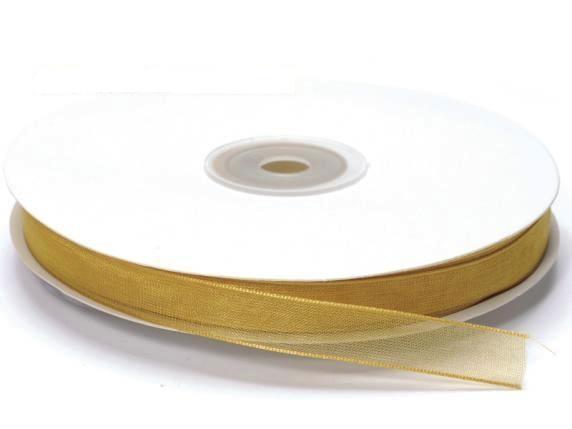 Nastro Organza H 10 mm. - Sconti per Fioristi e Aziende - Rotolo mt. 50 tinta unita