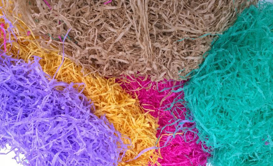 Paglietta in carta colorata sacco Kg.1 per colore - Sconti per Fioristi e Aziende