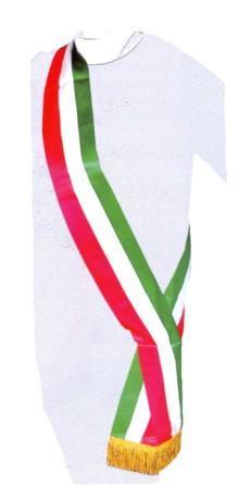 Fascia Tricolore in stoffa per Nozze civili - Sconti per Fioristi e Aziende