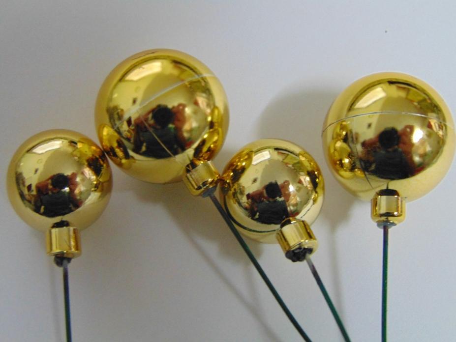 Bacche Ottone x 50 per corone d'alloro dm. 19 - 24 - Sconti per Fioristi e Aziende