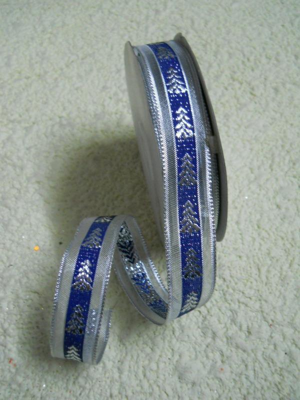 Nastro Pinetti Blu H 25/38/65 da mt. 25 Animato  - Sconti per Fioristi e Aziende