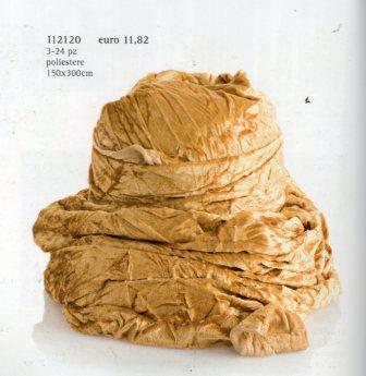 Telo in Velluto morbido Oro - Sconti per Fioristi e Aziende - H 150 x 300