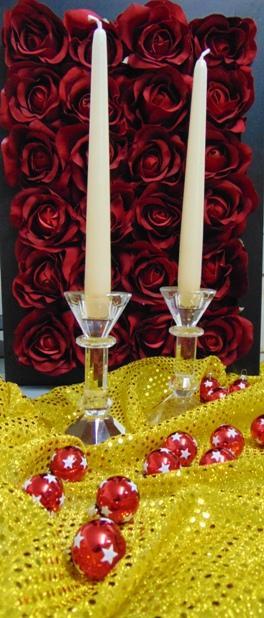 Porta candela in cristallo - Sconti per Fioristi e Aziende - Alto cm. 14