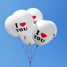 Palloncini x 100 I Love You - Sconti per Fioristi e Aziende - in gomma