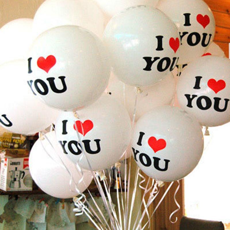 Palloncini x 100 I Love You - Sconti per Fioristi e Aziende - in gomma