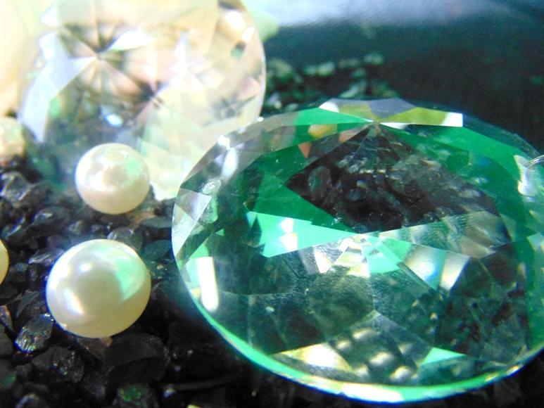 Cristallo x 4 Oblato mm. 45 - Sconti per Fioristi e Aziende - Conf 4 pezzi