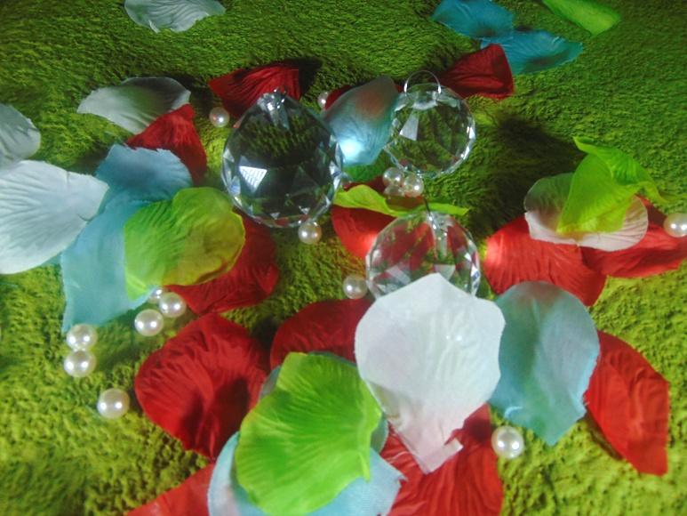 Petali di rosa artificiali x 288 - Sconti per Fioristi e Aziende - in Poliestere