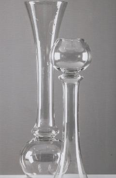 Vaso in vetro Ramino H 80 dm. 20 - Sconti per Fioristi e Aziende