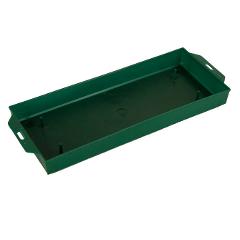 Portaspugna cm. 25 x 12 H 3.5 in plastica Verde - Sconti per Fioristi e Aziende