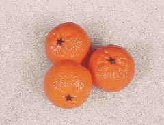 Mandarino artificiale in plastica cm. 6.5 x 5 - Sconti per Fioristi e Aziende e Wedding