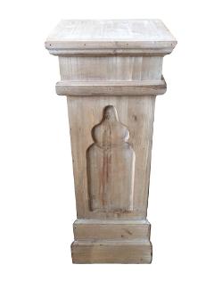 Colonna H 42 in legno intarsiato Sconti per Fioristi, Wedding e Aziende