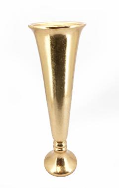 Calice in metallo H 83 Oro Lucido Sconti per Fioristi, Wedding e Aziende