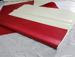 Bobina Bicolore H 100 e Fogli 70X70 Colore Perla - Rosso Sconti per Fioristi, Wedding e Aziende