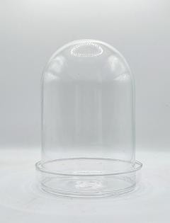Campana in vetro con base H 12 dm 8 cm. Sconti per Fioristi, Wedding e Aziende