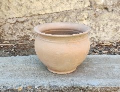 Casponcino iH 10 dm. 12  - Sconto per Fioristi e Aziende  - n terracotta grezza