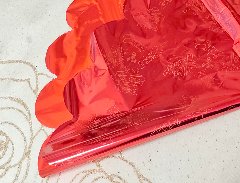 Coprivaso Smerlato dm.95 - Sconti per Fioristi e Aziende  - Rosso Metal Merry Christmas