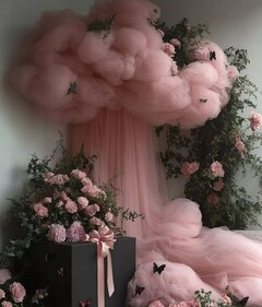 Nuvole Artificiali Sospese con Pioggia - Sconto per Fioristi e Aziende  - Con o senza effetto pioggia