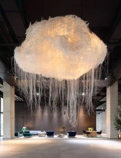 Nuvole Artificiali Sospese con Pioggia - Sconto per Fioristi e Aziende  - Con o senza effetto pioggia