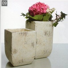 Vaso in Ceramica H 23 cm. 13 x 13 mod. Poldi - Sconti per Fioristi e Aziende