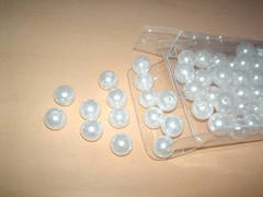 Perle forate dm. 10 mm. - Sconti per Fioristi e Aziende Oasis - Confezione 10 perle